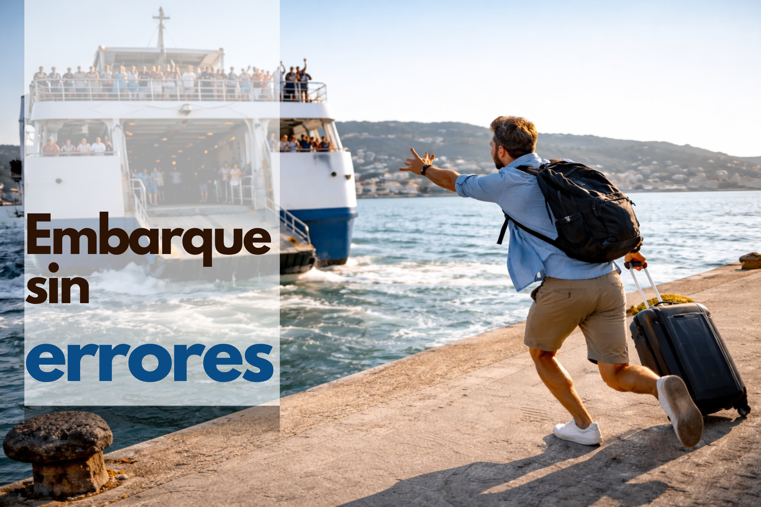 Embarque en ferry: los errores más comunes que evitar antes de la salida