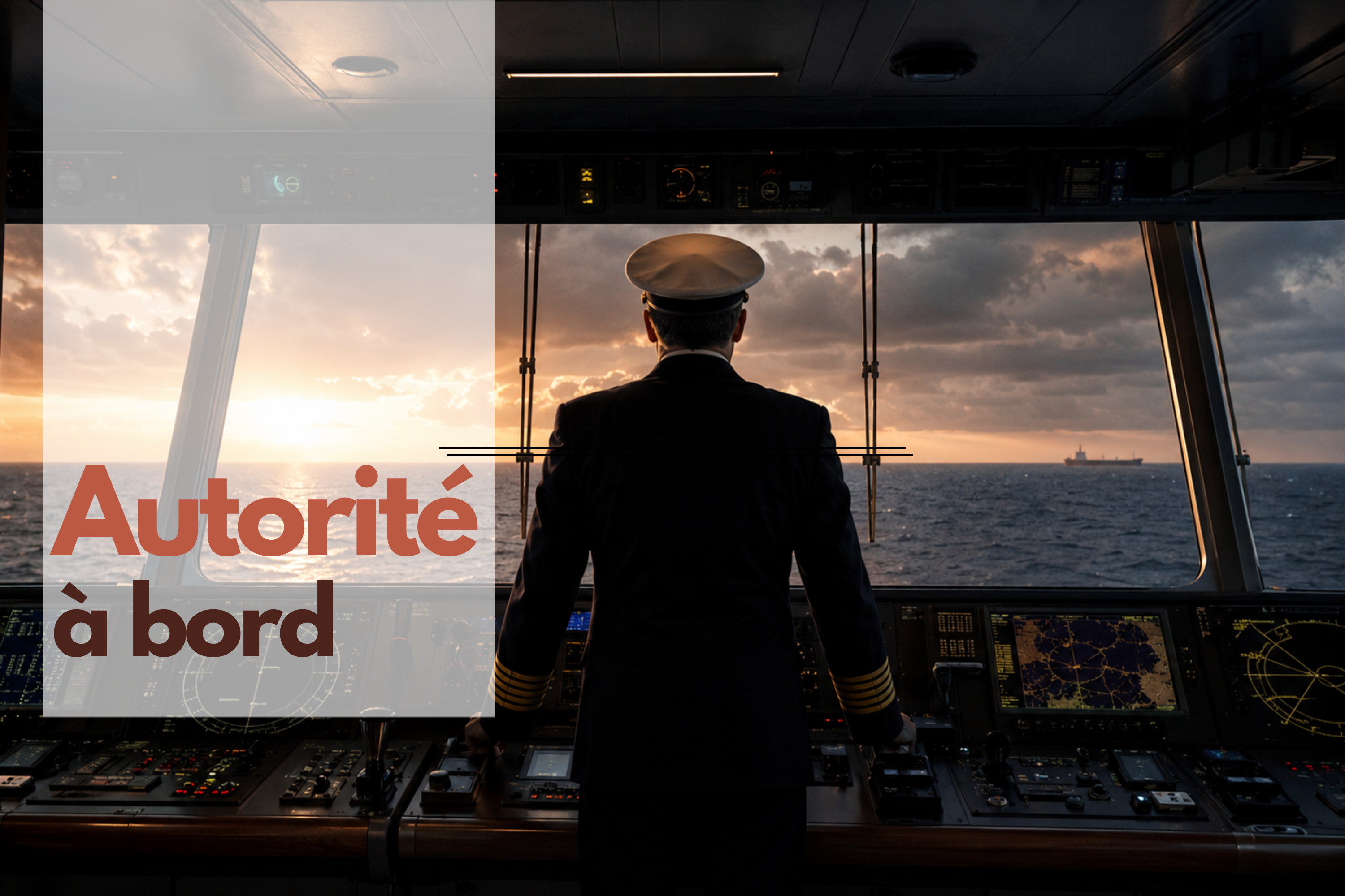 Le commandant : la plus haute autorité en mer