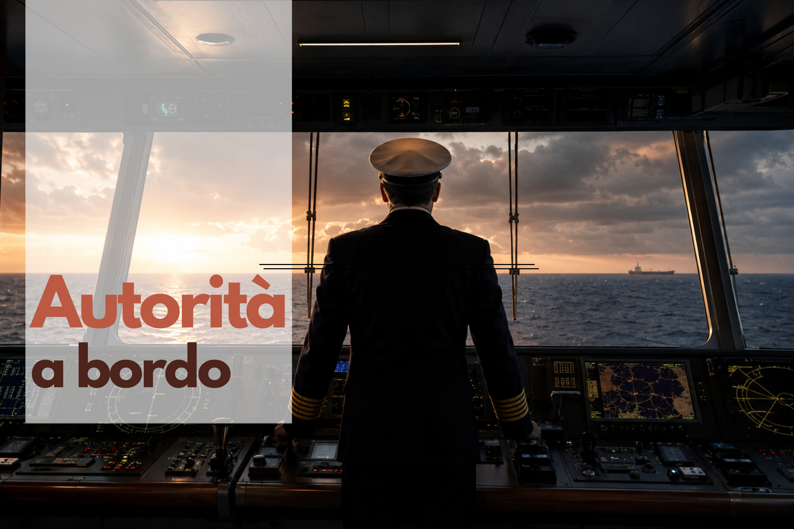 Il comandante: la massima autorità in mare